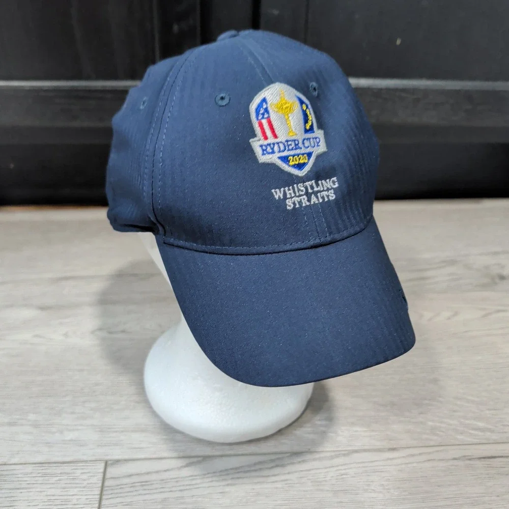 Nike Hat Mens Navy Ryder Cup 2020 Whistling Straits Heritage86‎ Golf Cap BV1082